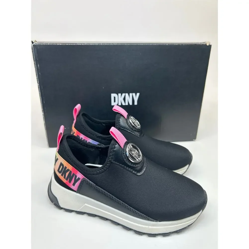 DKNY Danny Rainbow Black Shoes Size 12‎